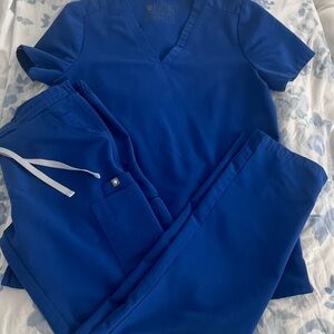 FIGS Blue Scrub Set